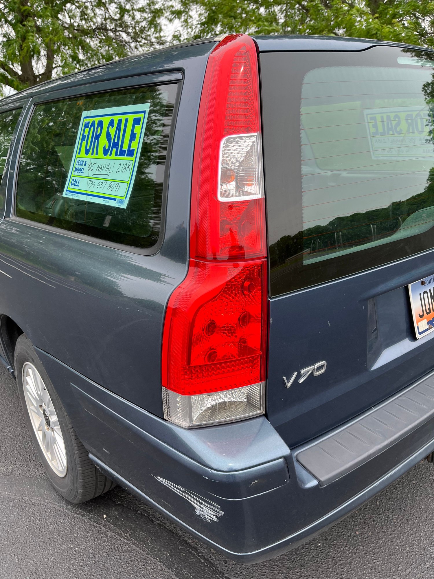 2005 Volvo V70 - Rare 2.4 5 Speed Manual! No accidents, highway miles - Used - VIN YV1SW612052488561 - 218,131 Miles - 5 cyl - 2WD - Manual - Wagon - Blue - Greenville, SC 29601, United States