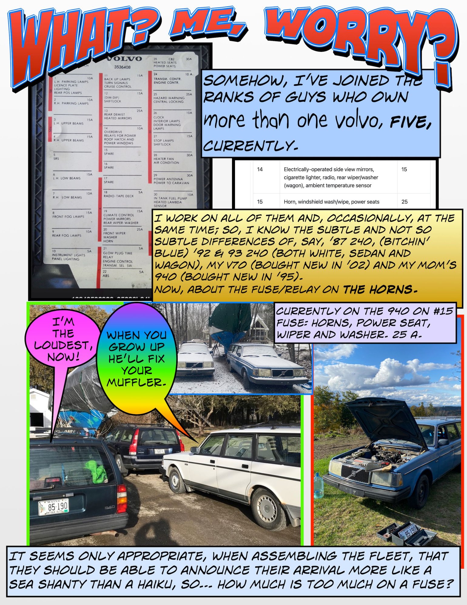 Graphic version of the words above re: horns. 