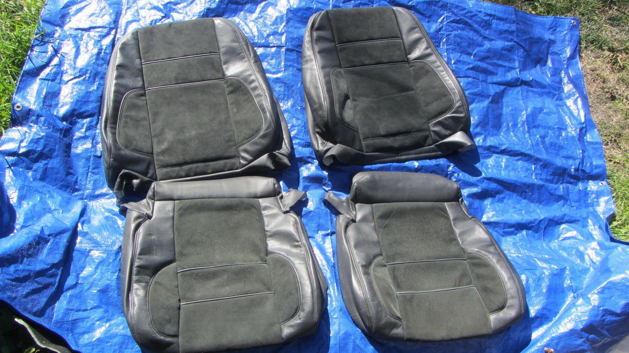 Interior/Upholstery - Volvo 850r original leather alcantara seat skins covers - Used - 1996 to 1997 Volvo 850 - Sacramento, CA 95831, United States