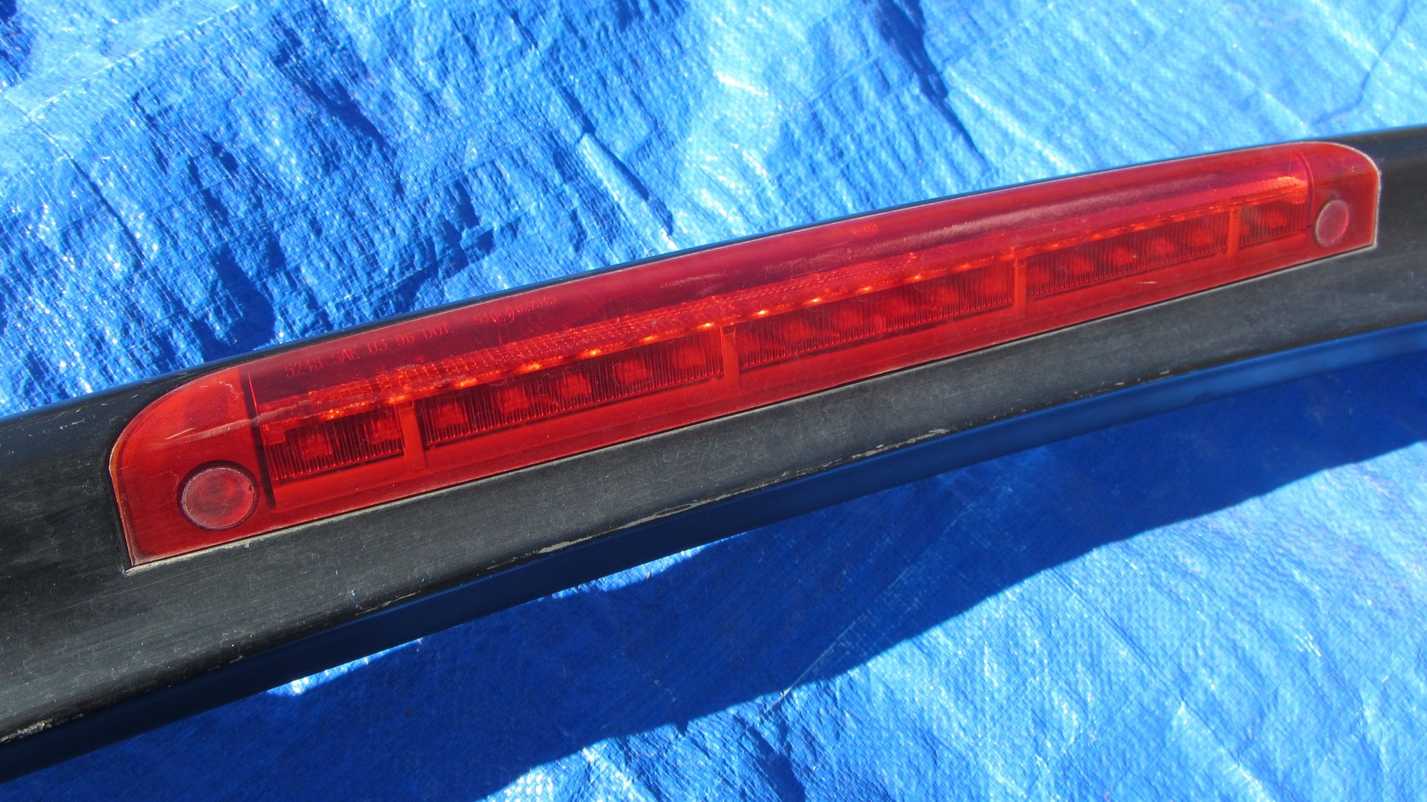 Exterior Body Parts - Volvo 850R V70R WAGON BLACK REAR SPOILER WING WITH THIRD LIGHT - Used - 1993 to 1997 Volvo 850 - Sacramento, CA 95832, United States