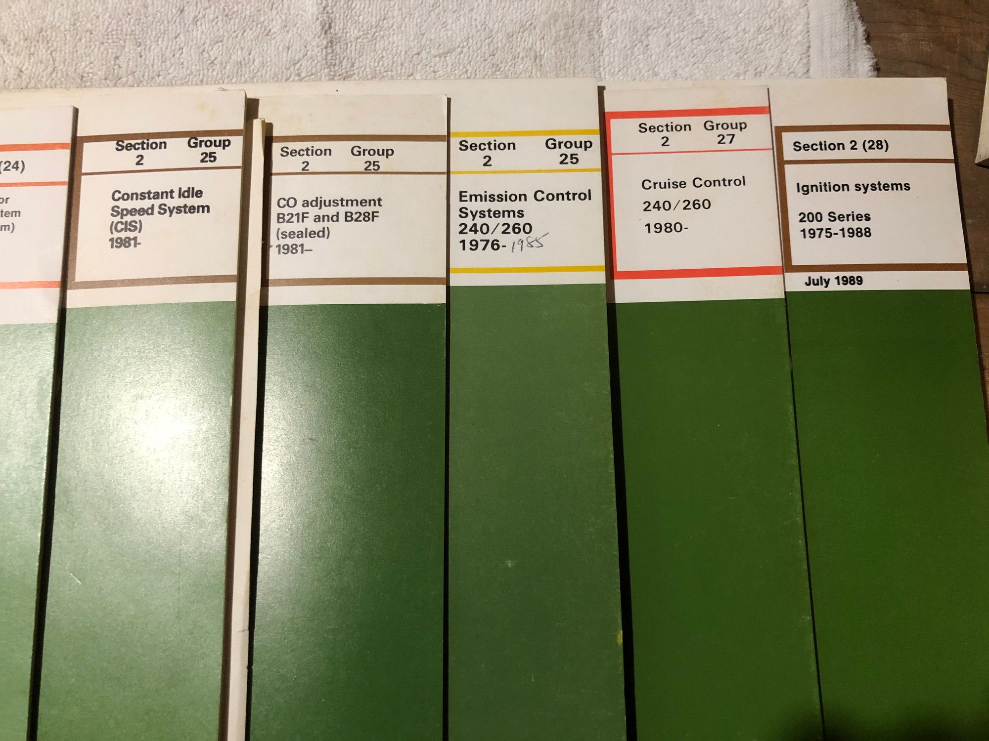 Miscellaneous - ~30 Volvo Gas+Diesel Factory Manuals, 2 Clinton's, 1 Haynes, 2 sets of Museum docs - Used - 1980 Volvo 240 - Stony Brook, NY 11790, United States