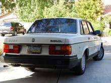 Paint's pretty tired across the back, sat under carport but sun beat down on the deck lid and passenger quarter.