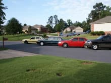 The cars with my wife's Jeep. My neighbors think I MIGHT have enough Volvo's. I actually want 1 more, a wagon.