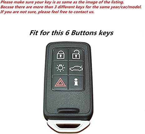 Accessories - Volvo S60 S80 V40 V60 V70 XC60 XC70 Smart Remote 5 6 Buttons Key Fob Case Cover Chain - New - All Years Volvo S60 - All Years Volvo S80 - All Years Volvo V40 - All Years Volvo V60 - All Years Volvo V70 - All Years Volvo XC60 - All Years Volvo XC70 - Washington, WA 98170, United States