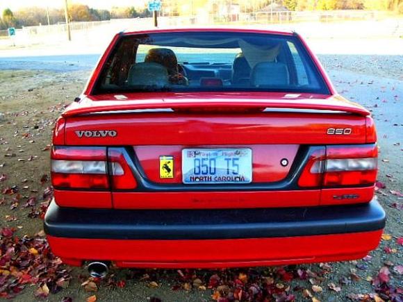 95 850 T5
Fresh timing belt, serpantine belt, heater core, ac compressor, pnp switch, cooling fan, est strut brace, glovebox lock, ipd oil cap, painted grill, optima redtop battery, engines mounts, fuel pump, radiator flush, antenna motor, caliper paint, bilsteins, est exhaust tip, ipd sport springs, volans, and eagle gt's. (Headliner starting to sag).
