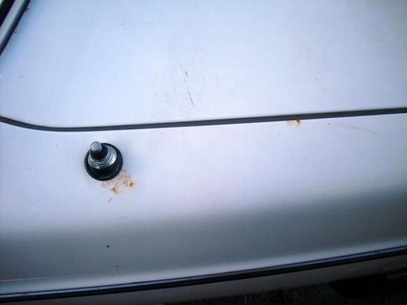 Some of the surface rust. Rust under the paint