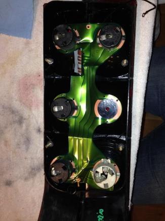 Installed new circuit board on right tail light.  All lights work now!