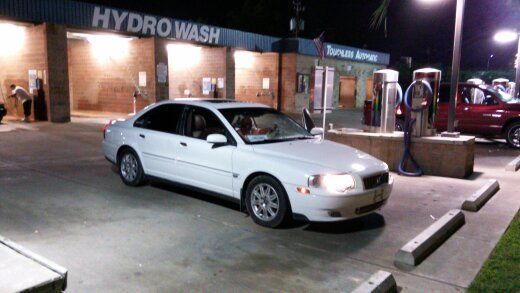 At the car wash yeah..
