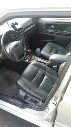 driver and passenger seats