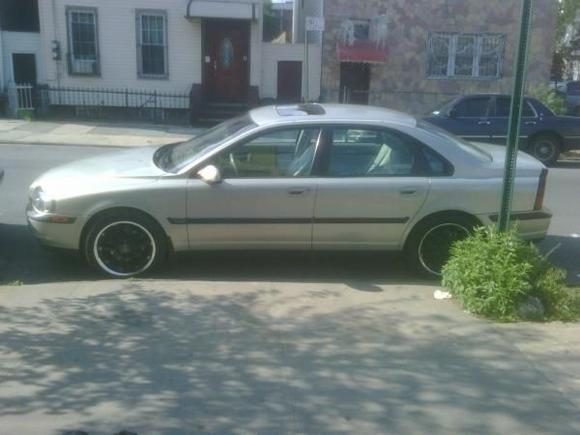 Starting to dress my 99 S80 ADR 18&quot; Decadence rims no more bottle cap rims