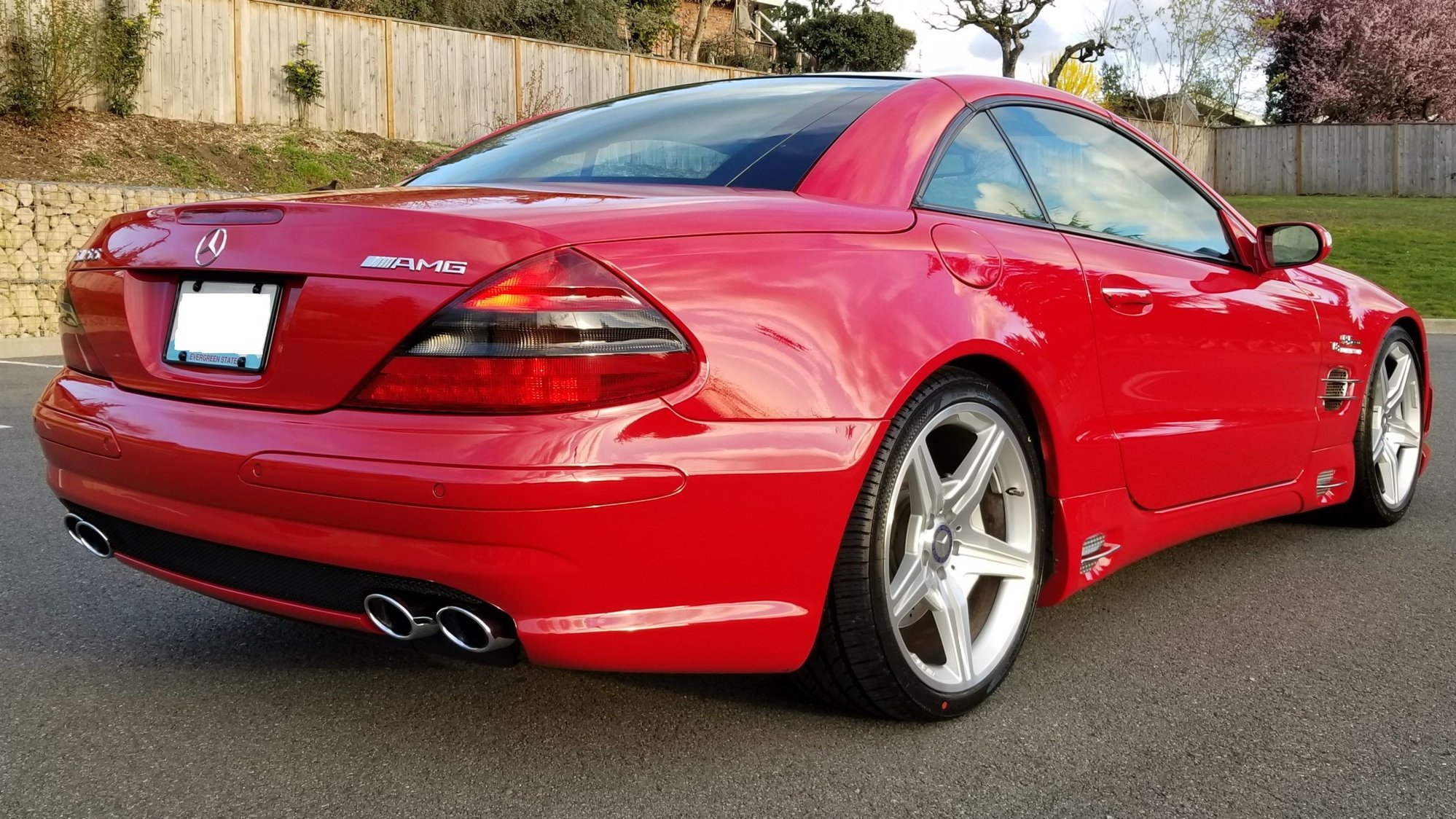 Mercedes Sl55 Amg Mars Red Full Carbon Interior 6speedonline