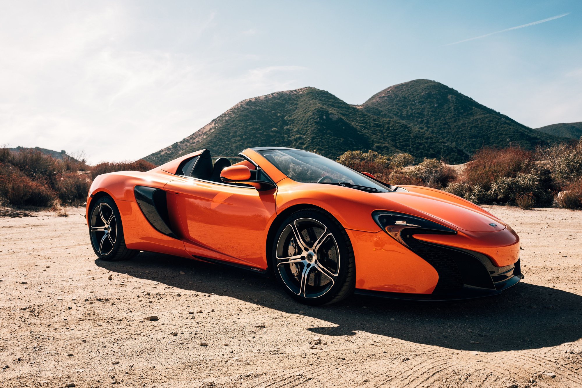 2015 McLaren 650S Spider Tarocco Orange Los Angeles - 6SpeedOnline