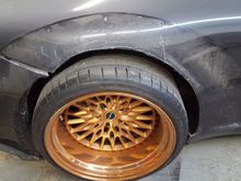 1. Rear and front flaires out