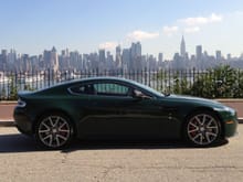 Just thought I contribute with this photo pf my Vantage S taken in 2013  (the skyline has changed since then)...