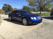 Driving my new Bentley home!!!  2007 Diamond Series
