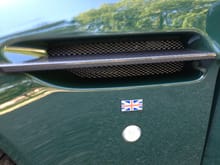 Union Jack against British Racing Green AMV8S6sp.