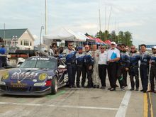 Watkins Glen 08 Me next to the car , 8th place with Stanton, Maher, Guteriez