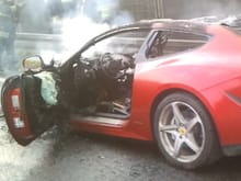 Ferrari FF Fire in Poland