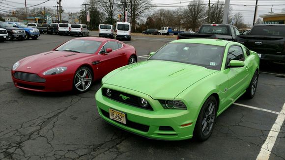 Son and my car
