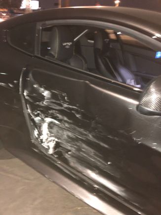 Passenger door and rear quarter