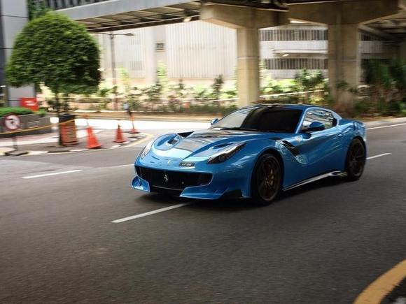 Malaysia supercars: What a gorgeous spec! This Ferrari F12 TDF has been spotted multiple times on the streets of Kuala Lumpur. Thanks to Aathavan Raja for the shots!