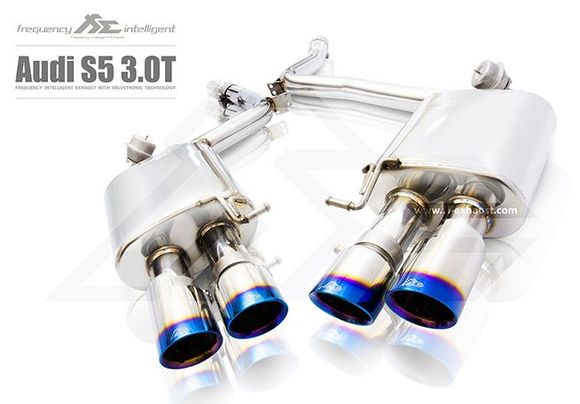 Fi Exhaust for Audi S5 3.0T - Valvetronic Muffler.