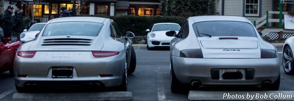 Porsche 911's.