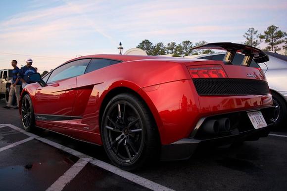 Sweet Lamborghini Gallardo LP 570-4 Superleggera at Cars & Coffee in Virginia Beach, Virginia weeks ago. The color looks marvelous!