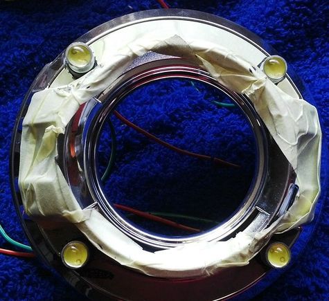 masked for protection, but removed chrome coating