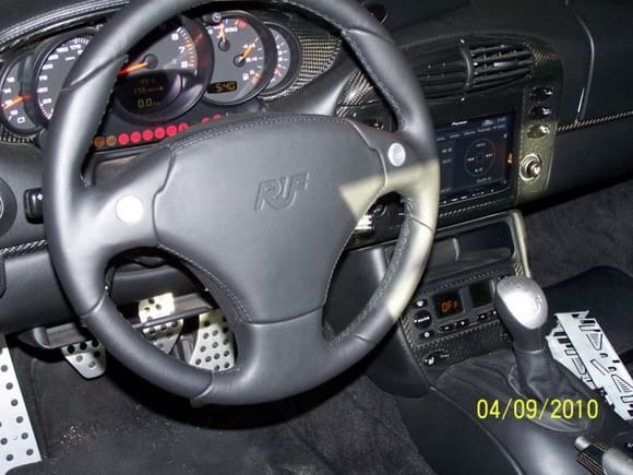 RUF Steering Wheel, shift knob, pedals