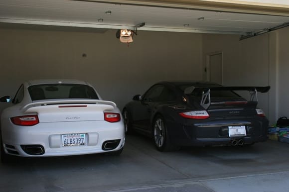 Next to her 2010 turbo sister.