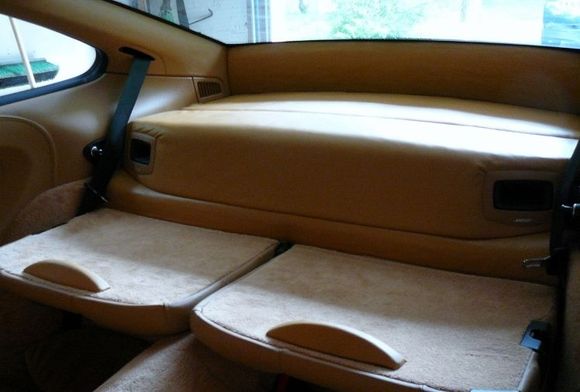 Rear Upholstery in Beige Leather