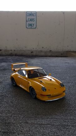 My second Porsche.  Custom built to be rear-engine unlike the kit.  Unfortunately tops out at 35mph.
