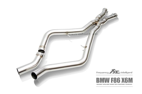 Fi Exhaust for BMW F86 X6M - Mid Pipe.