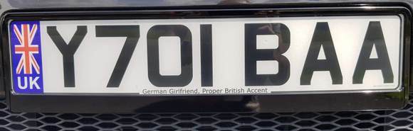 German Girlfriend, Proper British Accent