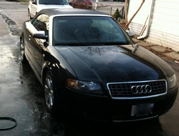 2004 S4 Cabriolet getting washed