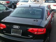 the back of the car