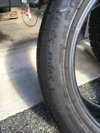 Michelin pilot super sport tires