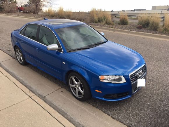 2005.5 Audi S4 manual sprint blue