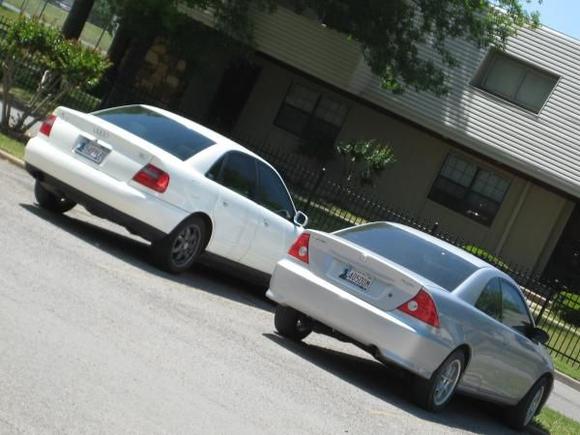 mine and the wifes car