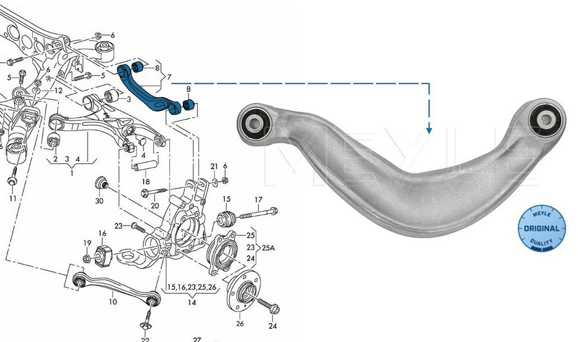 How to remove rear upper control arm AudiWorld Forums