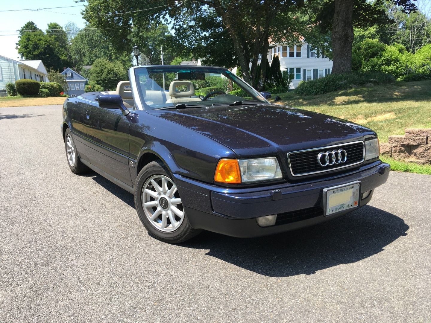 1996 Audi Cabriolet - FS: 1996 Audi 90 Cabriolet - Used - VIN WAUAA88G2TA004466 - 6 cyl - 2WD - Automatic - Convertible - Blue - Salem, NH 03079, United States