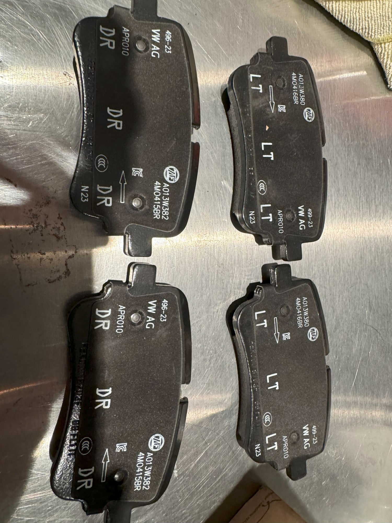 Brakes - Rear Brake Pads for Audi A8 Q7 Q8 S6 S8 SQ7 SQ8 with wear sensor - New - 2020 Audi Q7 - San Diego, CA 92109, United States