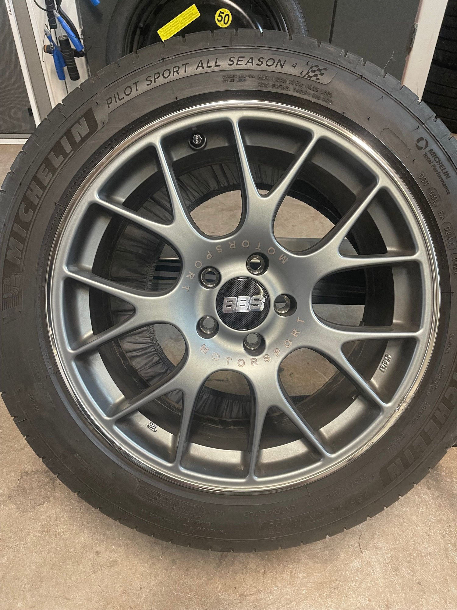 Wheels and Tires/Axles - 18x8.5 BBS CH-R w/Michelin Pilot Sport A/S 4’s - Used - Portland, OR 97035, United States