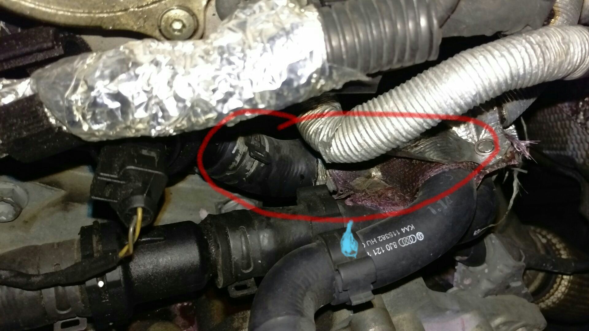 radiator water coolant hose leaking AudiWorld Forums