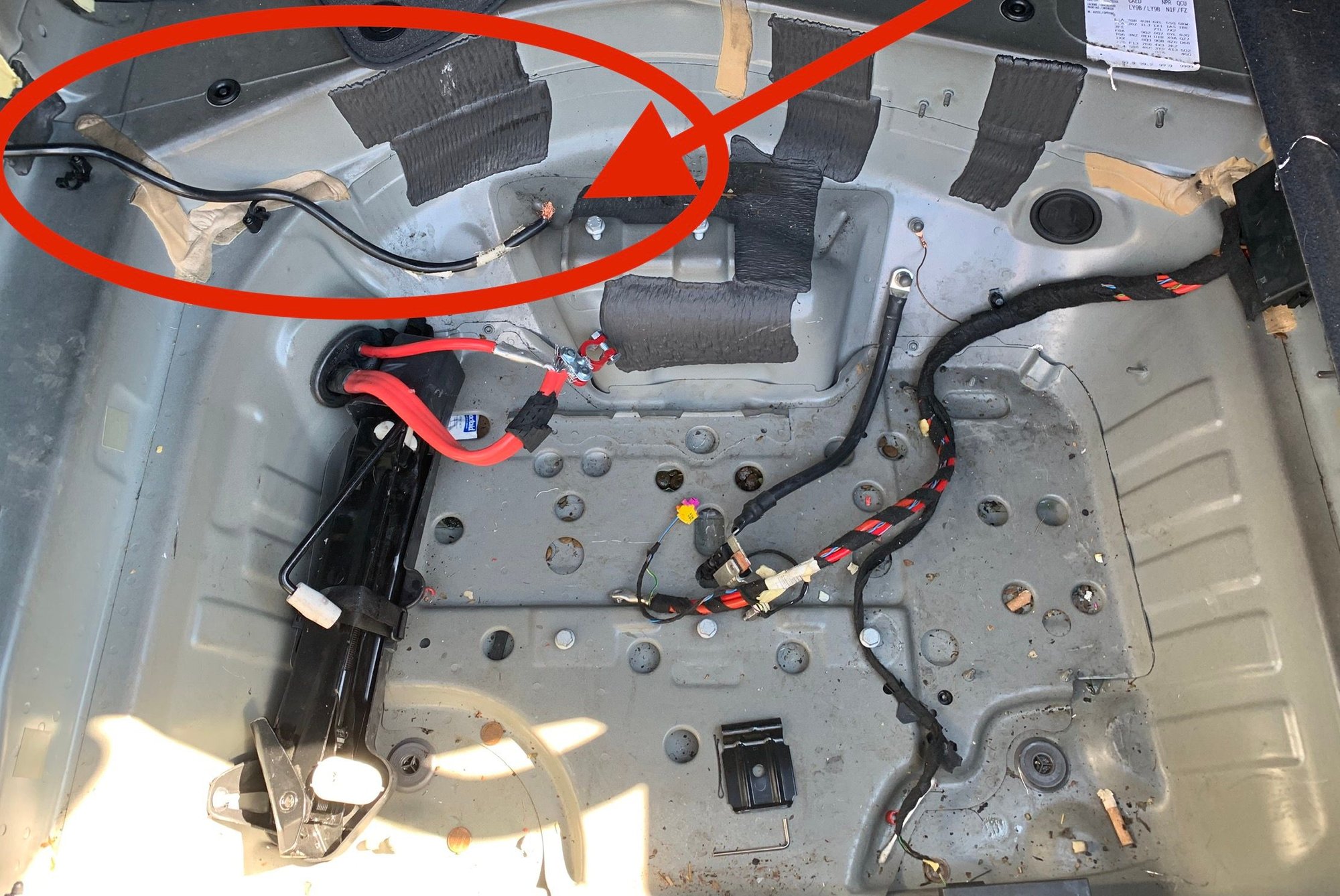 Stolen battery and cut wires. A6 premium Quattro 2.0T 2015 AudiWorld