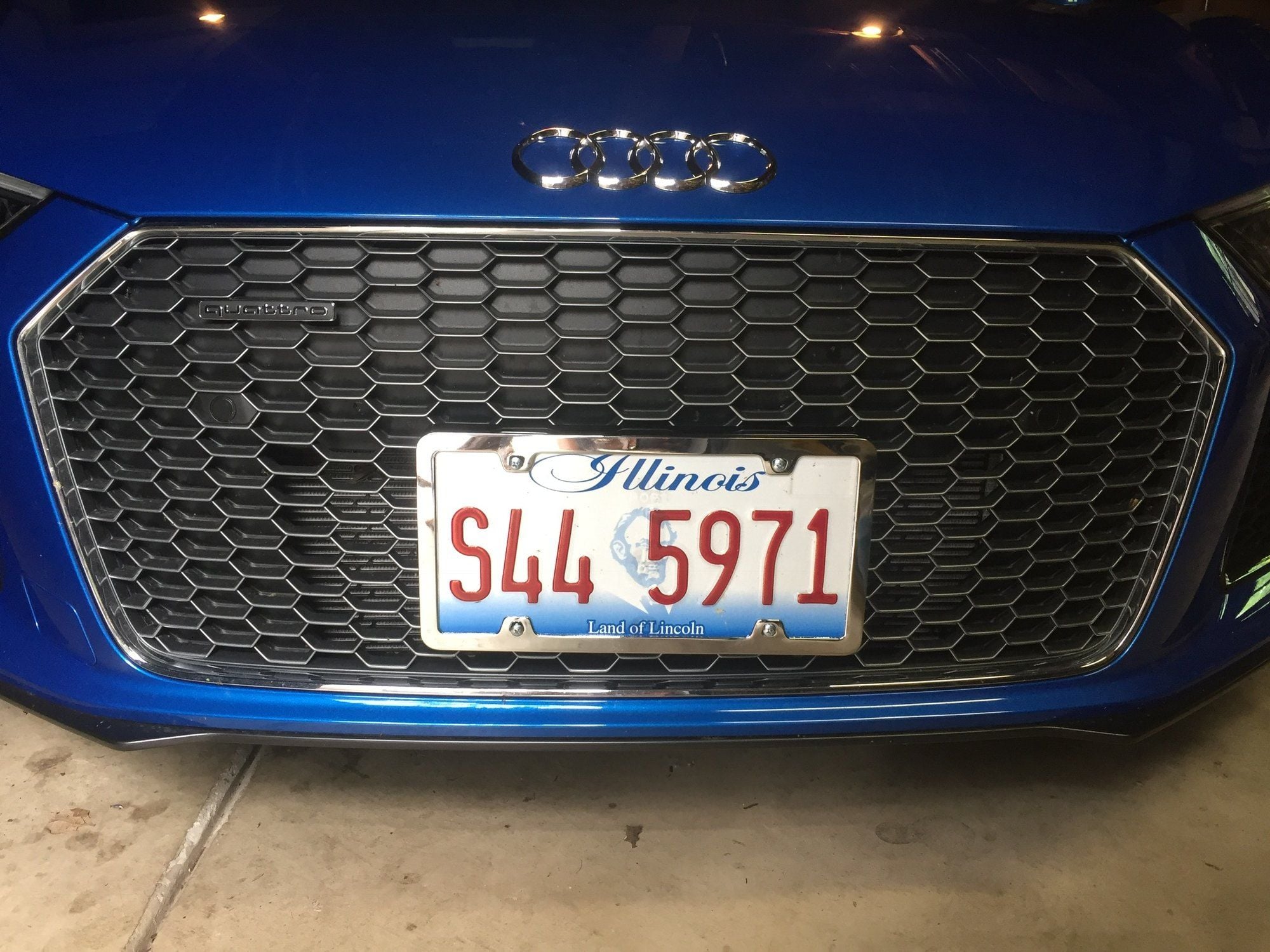 R8 1 Removable Front License Plate DIY. Works great, AudiWorld Forums