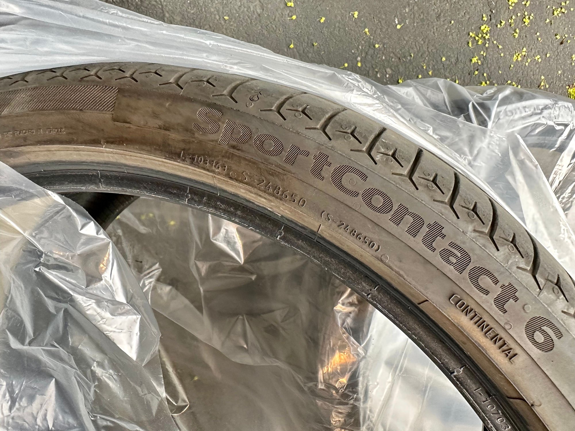 Continental SportContact 6 275/30/R20 97Y - AudiWorld Forums