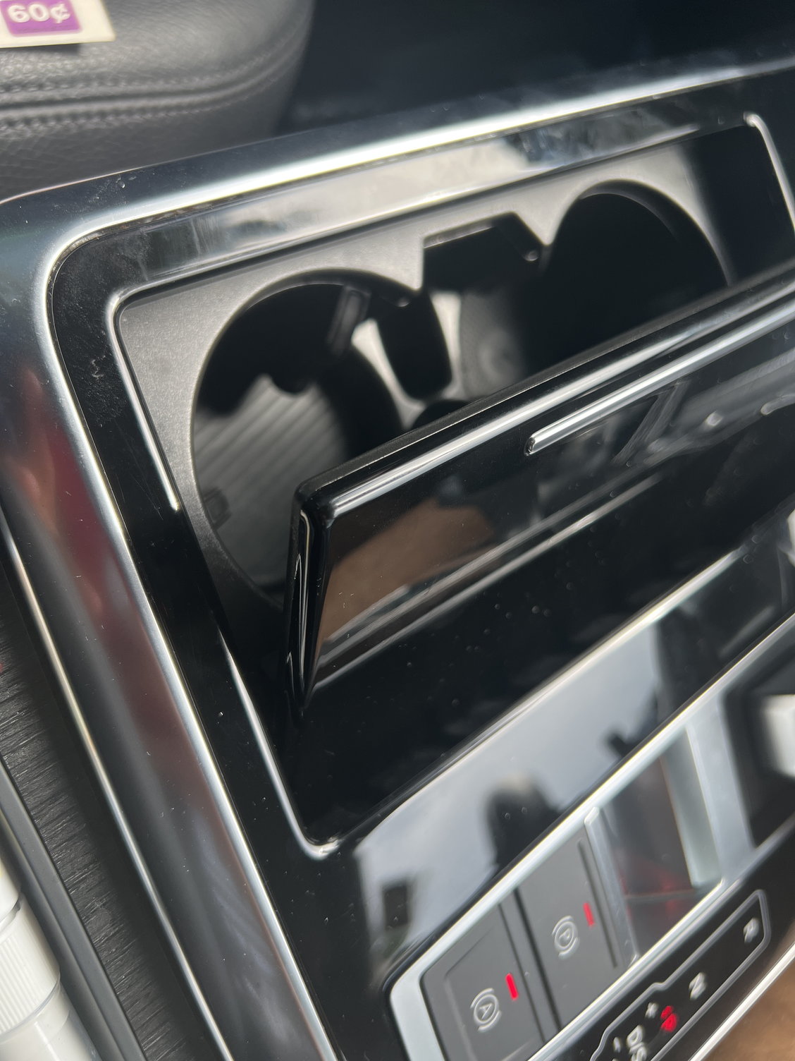 Cup holder cover stuck in open position -  Forums