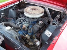 Red 1966 Mustang 016